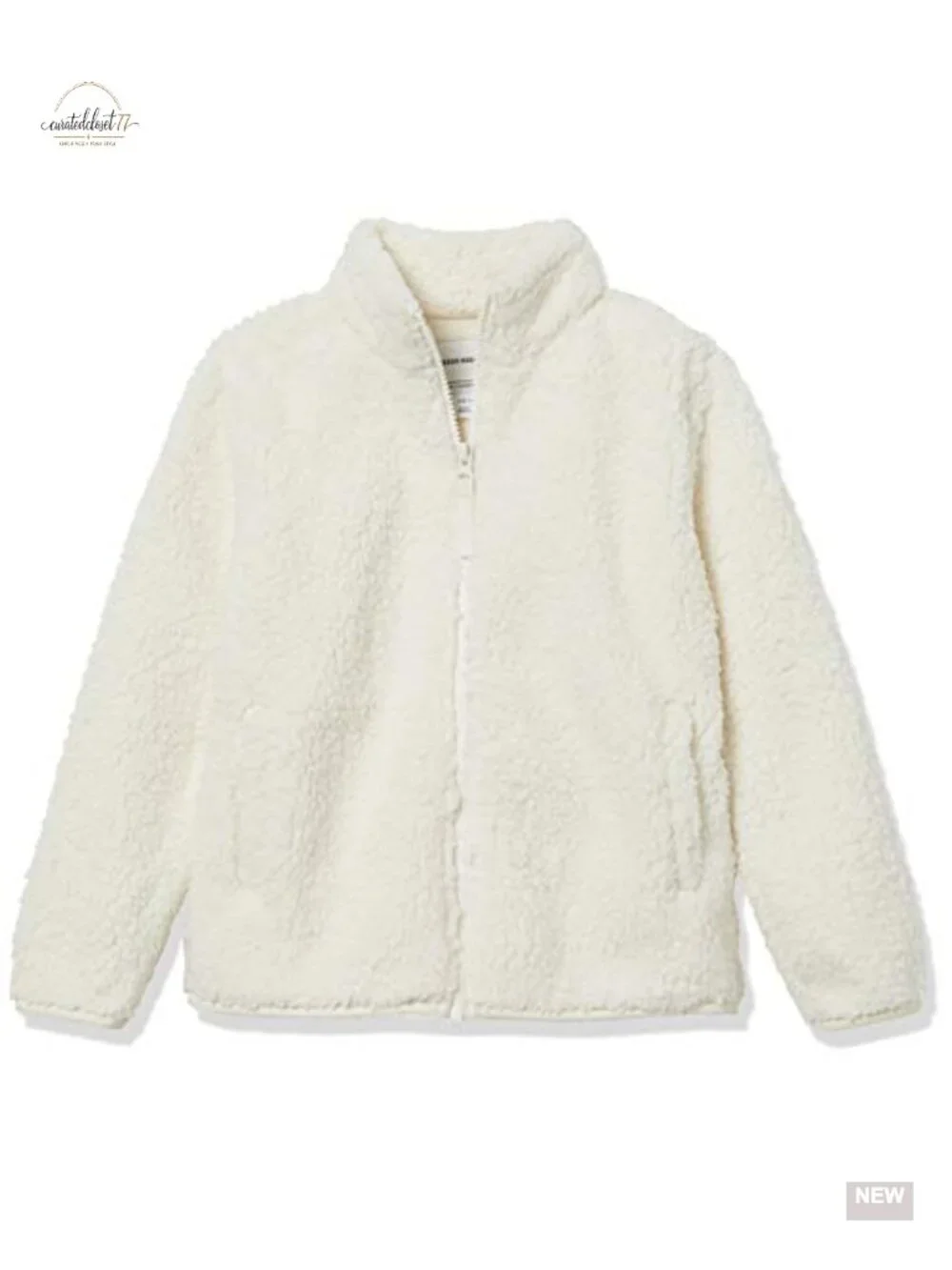 Girls Sherpa Fleece Full-Zip Jacket Fleece Lined